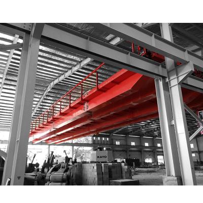 China Top Quality 3Ton 5Ton 10 Ton Double Girder Beam Overhead Crane For Manufacturing Plant Bridge Crane Factory direct hot sale for sale