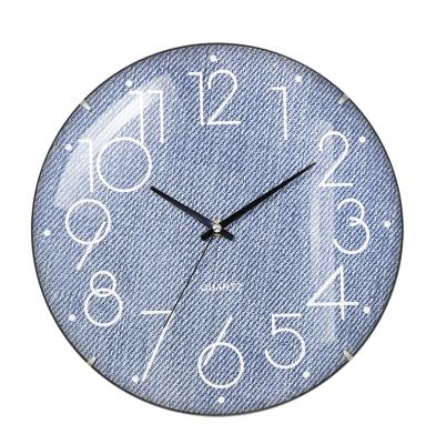 China Antique Style Analog Type Acrylic 12 Inch ABS Raw Material Plastic Wall Clock for sale