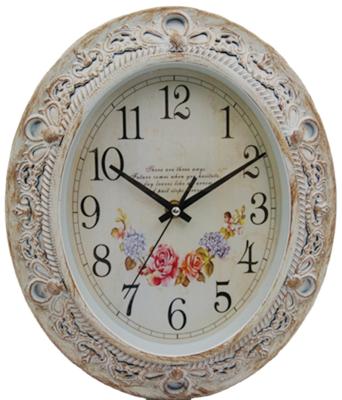 China Antique style 10 inch retro style European vintage quartz movement antique wall clock for sale