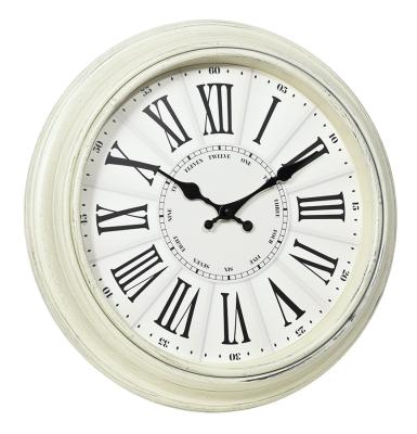 China Wholesale antique style 16 inch plastic roman wall clock reloj hombre watch for sale