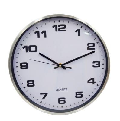 China Antique Style 12 Inch Quartz Movement Aluminum Wall Clock for sale