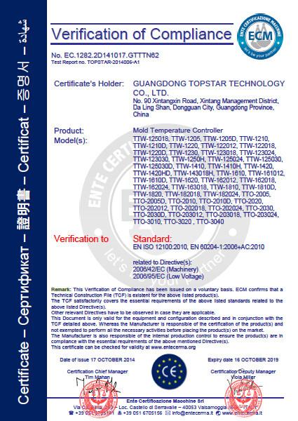 CE - GUANGDONG TOPSTAR TECHNOLOGY Co.,Ltd