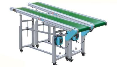 China Automatic Height Adjustable Inline PVC Belt Conveyor For Material Handling for sale