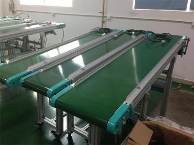 China Customized Assembly Line Production PVC Belt Conveyor Handling 0.3m Width for sale