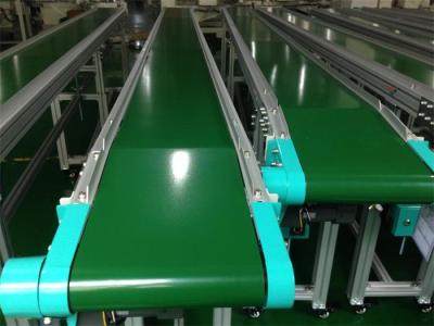 China 90W Speed Adjustable PVC Belt Conveyor 220V AC 1P/PE 50Hz 2m Length for sale