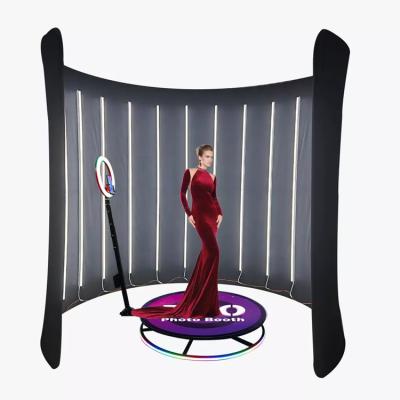 China Party Video Spinner Screen Custom Booth  Anti Shaking Degree 2022 New Adjustable 360 Photo Booth for sale