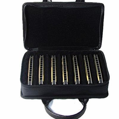 China ABS EASTTOP T10-7 Professional Harmonica 10 Holes Professional 7 Holes Set Mouth Harp With Canvas Box for sale