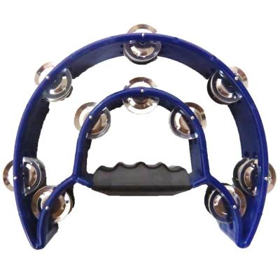 China Modern design iron+ABS double row dance tambourine wholesale colorful ABS plastic stainless tambour basque drum for kids for sale