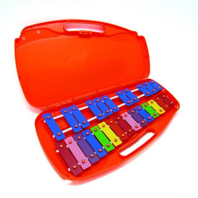 China Colorful Percussion Instruments BEE brand 26 key xylophone toy metal xylophone instruments for sale for sale