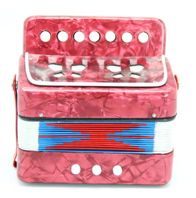 China DF910B 2 Bass 7 Keys Mini Kids Play Piano Accordion For Beginners 19X18X11cm for sale