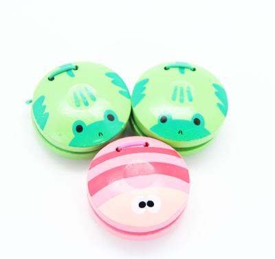 China Toy High Quality Children's Musical Music Outfits Colorful Wooden Animal Castanets for sale