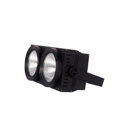 China Professional Outdoor Stage Light 2 Eyes 200W Wthie / Warm White DMX 512 Large Area Light Par Light COB Control For Stage Disco Party for sale