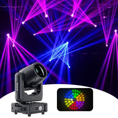 China Small Stage Size To Board Mini 230 Spot Beams Powerful Projector Moving Head Light Super Function Super Light Beam For Stage Light Disco for sale