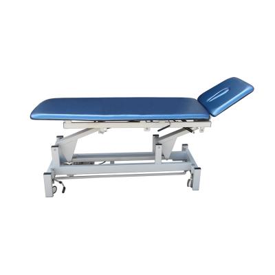 China Quality Guarantee 579-1018 Mm Double Electric Lift Manual Therapy Treatment Bed With Breathing Holes SK-5080INT for sale