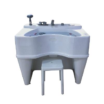 China China Supplier 37L Stainless Steel 220v 1.8kw 8mm Acrylic Acrylic Bathtub Rehabilitation Whirlpool Bathtub for sale