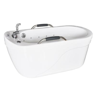 China Direct Selling 95L 220v 2.3kw 8mm Acrylic Durable Anti-dry Low-limb Bathtub Rehabilitation Whirlpool Bathtub for sale