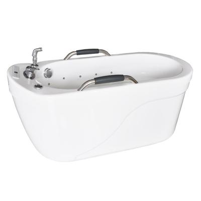 China China Supplier 95L 220v 2.3kw 8mm Acrylic Anti-dry Bathtub Rehabilitation Whirlpool Bathtub for sale