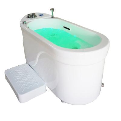 China Hot Sale 95L 220v 2.3kw 8mm Acrylic Bathtub Rehabilitation Whirlpool Hot Sale Durable Anti-dry Acrylic Bathtub for sale