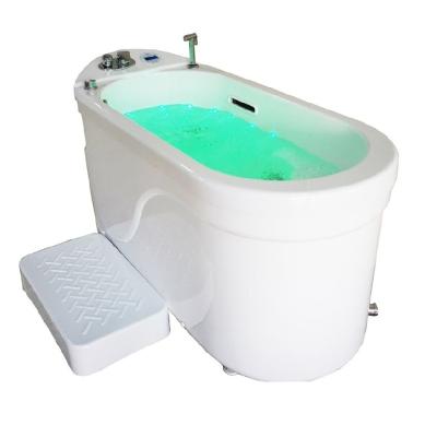 China Custom Acrylic Factory 95L 220v 2.3kw 8mm Low-limb Bathtub Rehab Whirlpool Anti-dry Acrylic Bathtub for sale