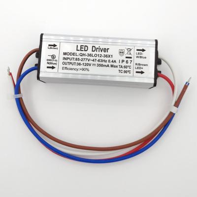 China Aluminum Driver Waterproof IP66 Housing Constant Current Led Driver 300mA Flood Light Isolation Power Supply for sale