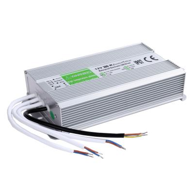 China IP67 300w SMPS Constant Voltage Strips Switching Driver 12v 24v Aluminum Housing Waterproof Light Led Power Supply for sale