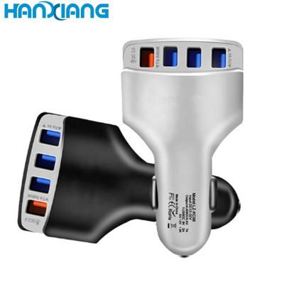 China 4 USB charging port; LED indicator; Quick Charge QC3.0 Ready To Ship Single Product For Hot Selling Amazon 4 USB Mobile Phone 5V 7A QC3.0 Universal Car Charger For Iphone Android for sale