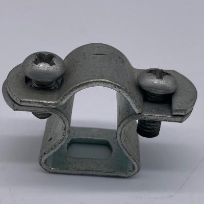 China Industry Suitable Natural Forged Cable Pipe Conector Iron Connector Flange And Spacer Clip Round ISO9001: Industry 2015 for sale