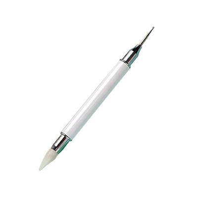 China Easy Apply White Double Head Dotting Pen Tools Picker Dotting Pen for sale