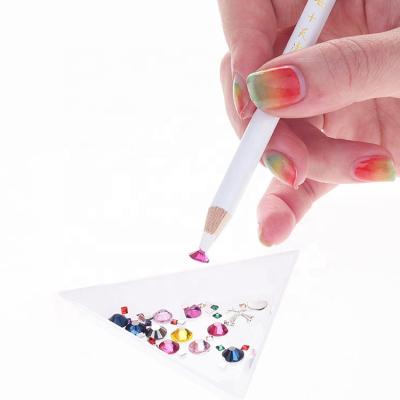 China Easy Apply Rhinestones Picking Crystal Dotting Nail Art Pen for sale