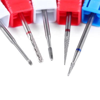 China Wholesale Durable Diamond Manicure Core Drill Bit Tungsten Carbide Drill Bits Stainless Steel Nail Drill Bit for sale