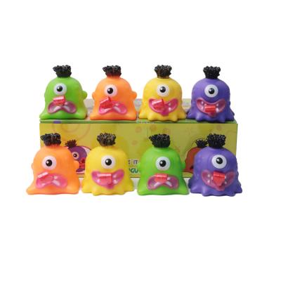 China Anxiety Relief Stress Reliever New Style Squeeze and Sound-Making Little Monster Toy for Fidgeting and Stress Relief for sale