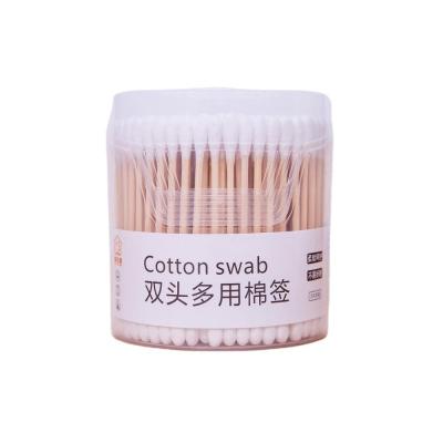 China One Time 2020 Heart Shaped Cotton Swab Cotton Paper Buds For Makeup for sale