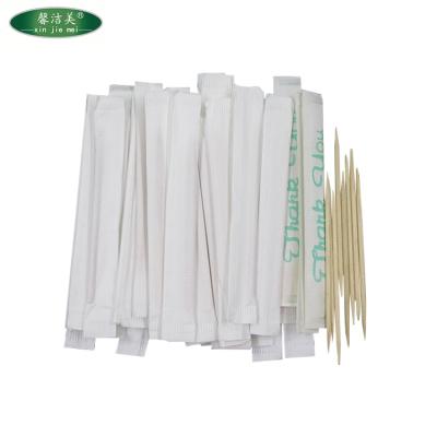 China Best Selling BambooToothpick Disposable Paper Wrapped Wood Products Individually for sale