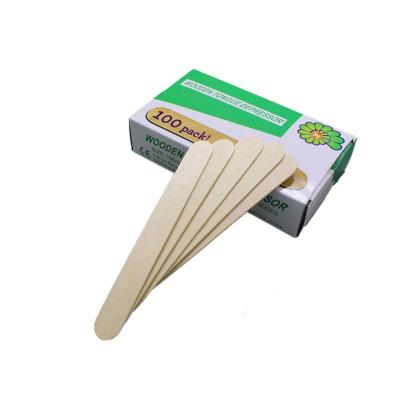 China China Supplier CE Beauty Salon Medical Wooden Wax Remove Spatula for sale