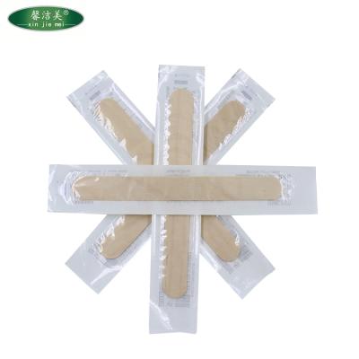 China wooden spatula wrapped in sterile individual paper of 140x16x1.6mm for sale