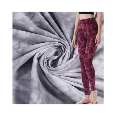 China Stretch Tecido Yingfeng 71% Nylon Spandex 29% High Stretch Double Faced Tie Dye Para Yoga for sale