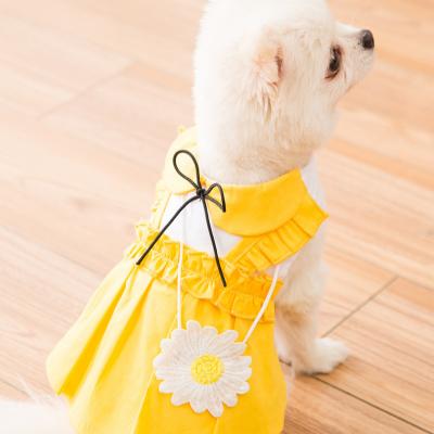 China XS-XL stocked for luxury design small dog pets outfits fashion clothes party lace dress puppy costume for sale