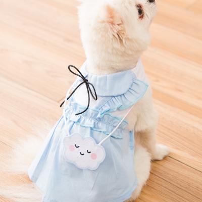 China YIDEA New Stocked Dog Store Pet Dress Up Skirts Dog Clothes Summer Kind Dog Skirt XS-XL Size for sale