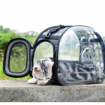 China 2022 Viable New Comfort Pet Bag Transparent Breathable Cat Carrier Cat Bag for sale