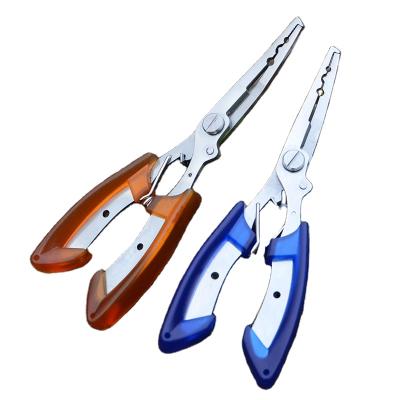 China 3CR13 Steel Wholesale Line Mini Fish Hook Remover Cutter Fishing Pliers Sea Fish Scissors for sale