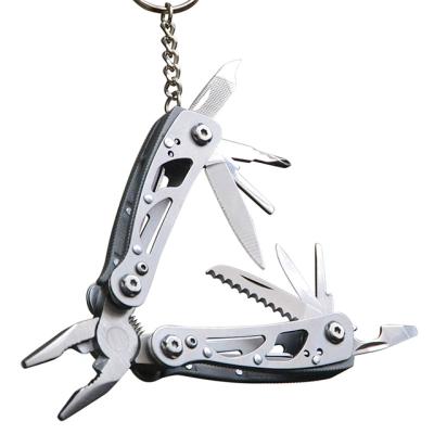 China MULTI FUNCTIONAL Multi Functional Pocket Knife 2Cr13 Head Chain Mini Folding Pliers Portable Stainless Steel for sale