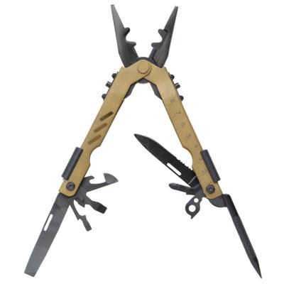 China MULTI FUNCTIONAL Multi Tool Multi Function Pliers With Sliding Contact Knife Screwdriver Stainless Steel Folding Pliers for sale