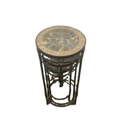 China Contemporary High Quality Mosaic Plant Stand Garden Mosaic Plant Stand Planter for sale