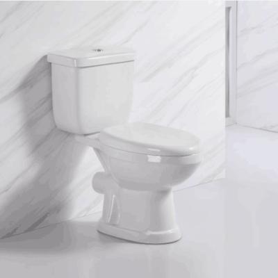 China WC Ceramic White Color Double-Flow Bathroom Two Piece Toilet AQ-8136A for sale