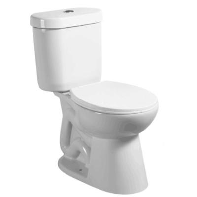 China Popular Bathroom Washdown Double-Flow Export Style White Ceramic Two-Piece Lavatories Tod for sale