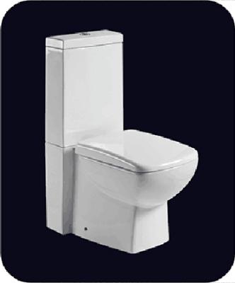 China Double-Flow Bathroom Sets White Color One Piece Commodity Tie Down Toilet Bowl for sale