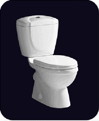 China Chinese manufacturers of Double-flush around p-trap/s-trap washdown ceramic one-piece WC toilets for sale with good quality for sale