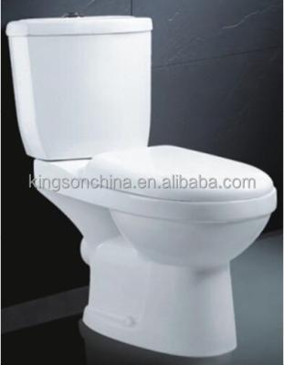 China Double-Flux 408 Two Piece Toilet Wash Down Flush WC Ceramic Toilet for sale