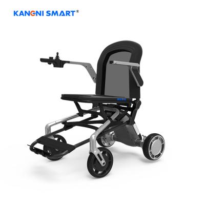 China Magnesium Alloy Colorful Electric Power Foldable Wheelchair Free OEM for sale