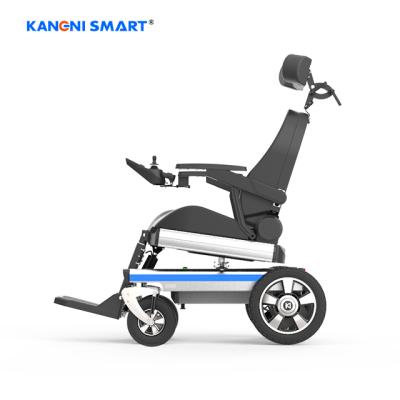 China Aluminum Double Drive Powerchair , Kangni Smart Kmini Super Comfortable Powerchair for sale